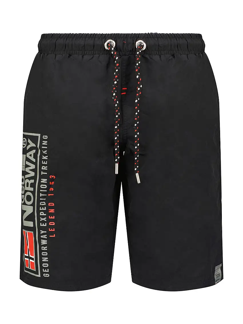 Geographical Norway Bermuda Mare Piscina Corto Nero Uomo