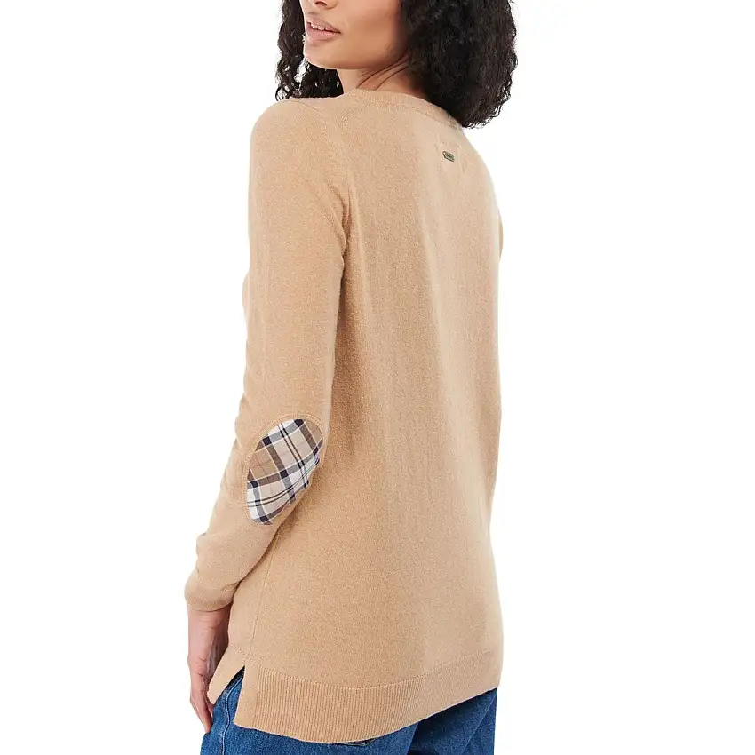 Maglia Donna Pendle Crew Knit lana e cotone