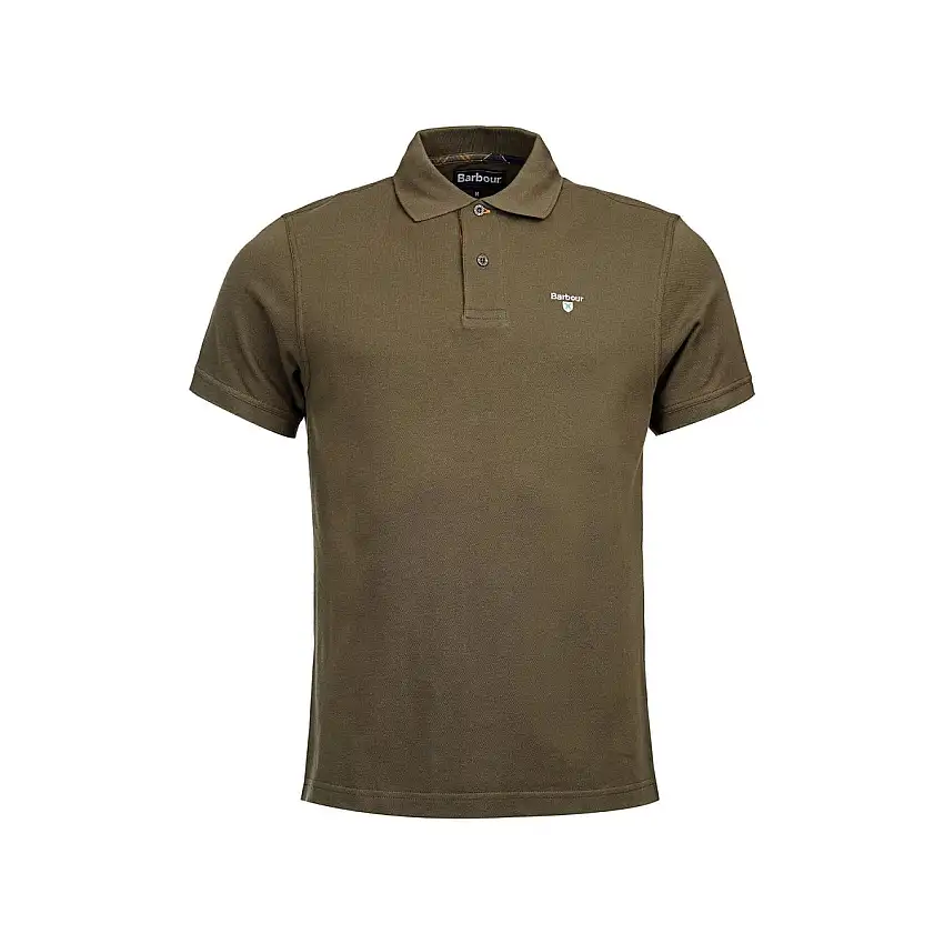 Polo Uomo in cotone con finiture tartan
