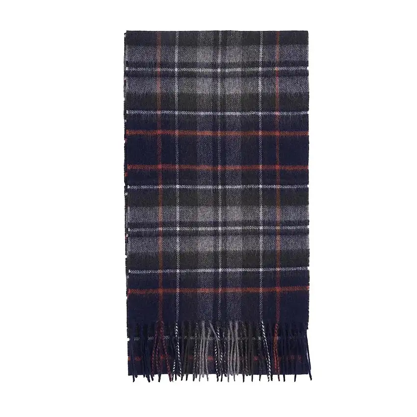Sciarpa Uomo tartan con frange