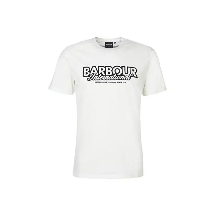 T-shirt uomo con stampa grande frontale
