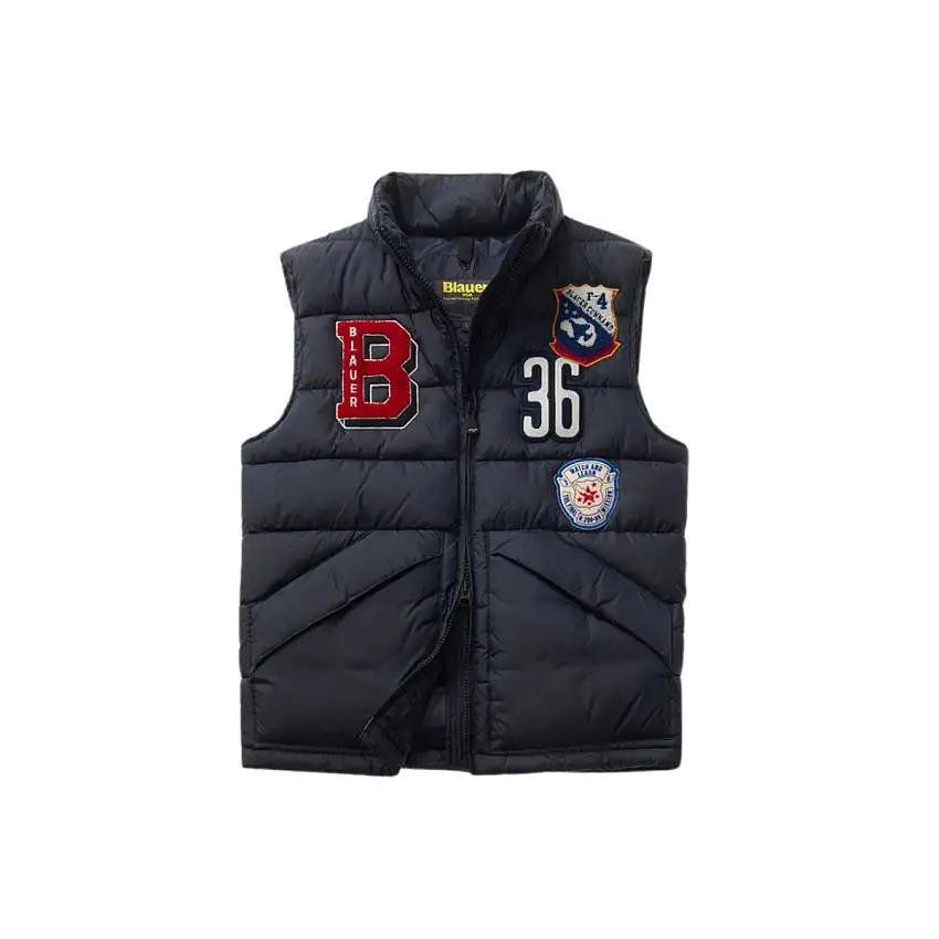 Piumino smanicato Uomo con patch Jackson