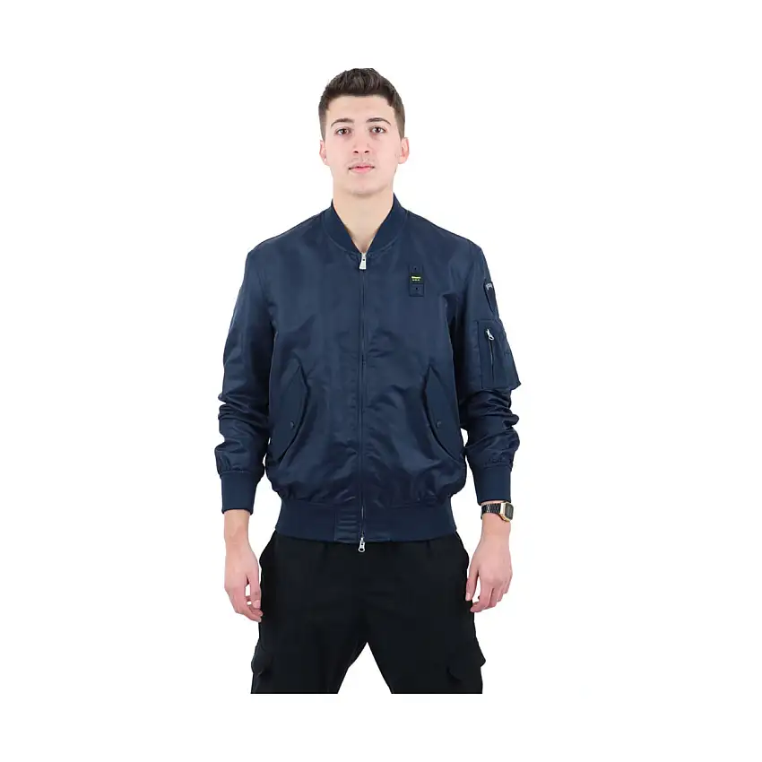 Giubbino Uomo modello bomber con zip