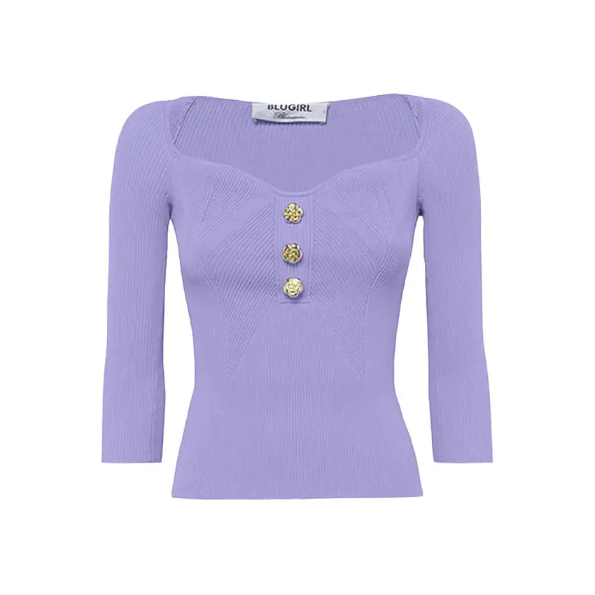 Maglia Donna con scollo a cuore