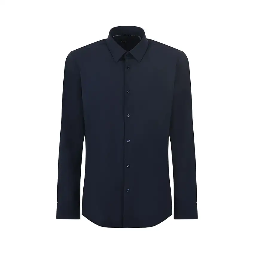 Camicia Uomo P-Hanke a tinta unita