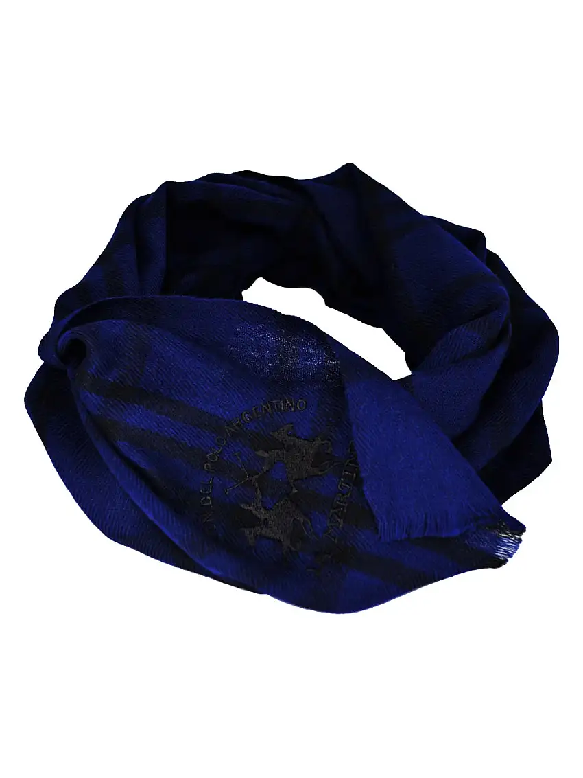 La Martina Foulard Stola Blu Donna