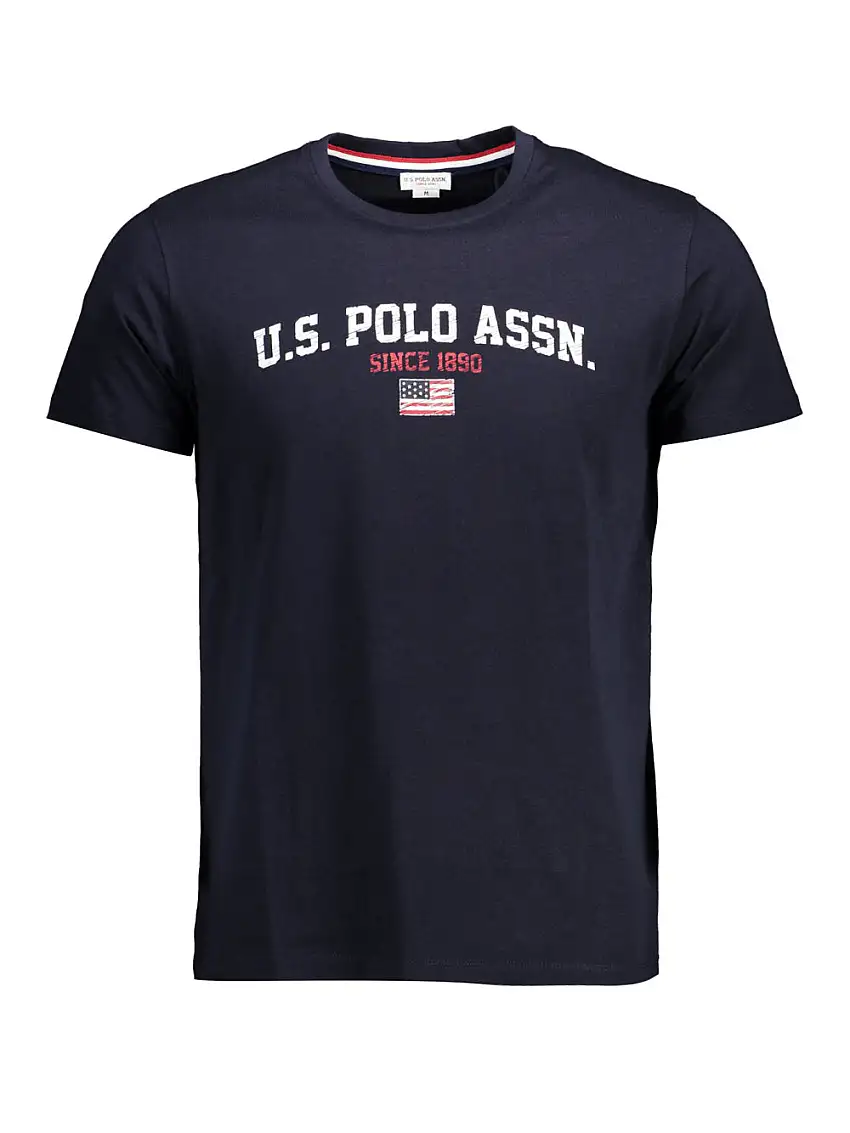 U.s. Polo Assn. Maglia Manica Corta 61504 Blu Uomo