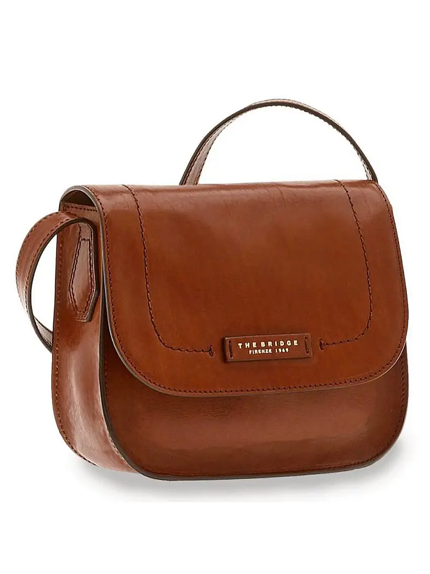 The Bridge Shopper Media Tracolla Sacca Crossbody Marrone Donna