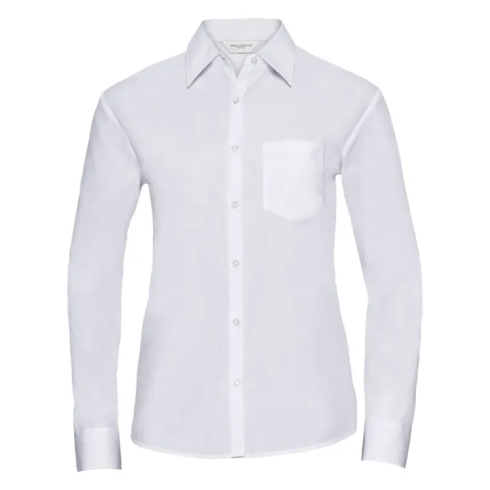 Camicia Da Lavoro in Policotone a Maniche Lunghe da Donna Russell - JE934F