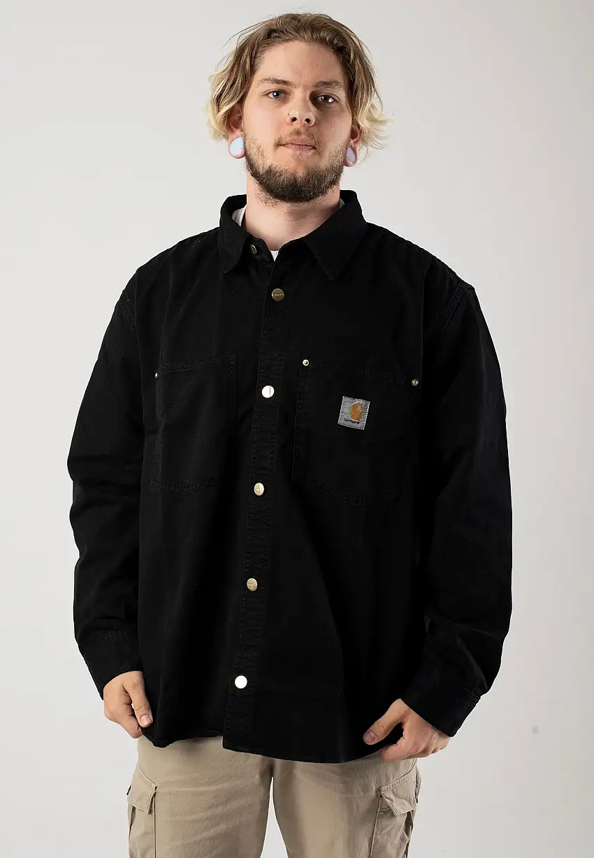 Carhartt WIP - Derby Garment Dyed Black - Giacca