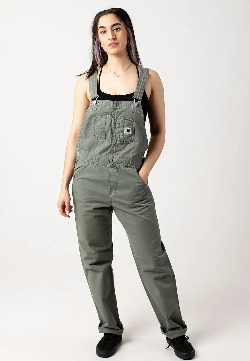 Carhartt WIP - W' Bib Overall Straight Garment Dyed Park - Salopette