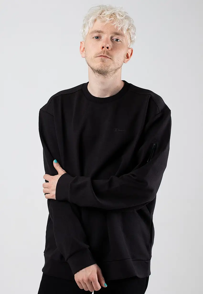 Champion - Crewneck Black Beauty - Felpa