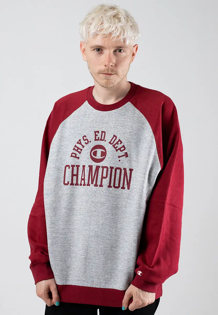 Champion - Crewneck New Oxford/Grey Melange - Felpa