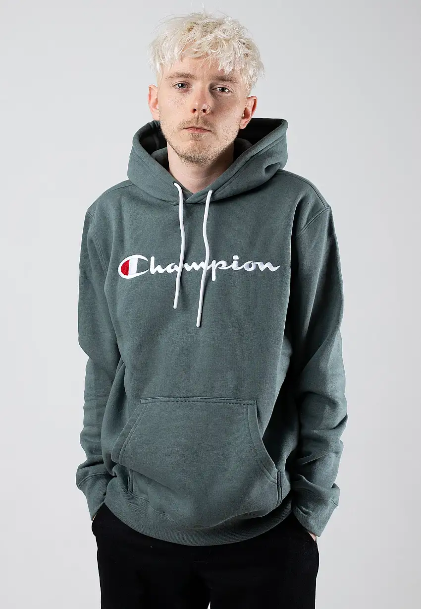 Champion - Hooded Balsamo Green - Felpa con cappuccio