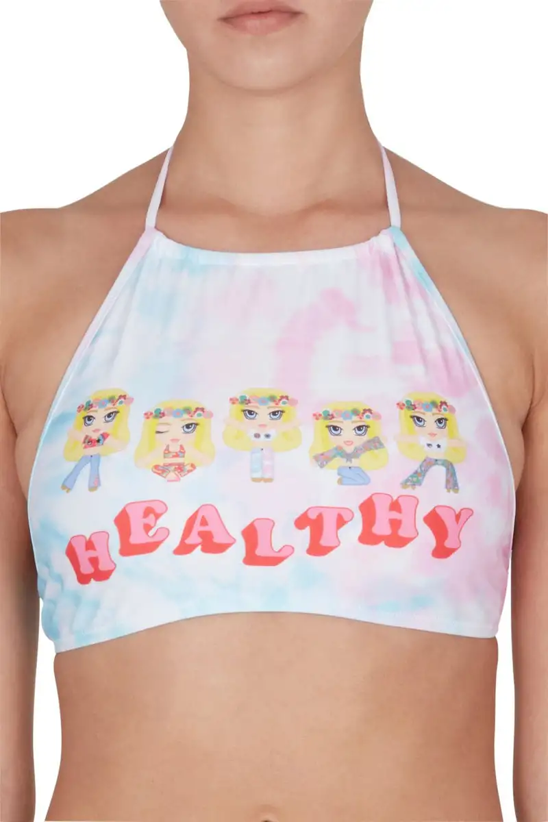 Top Donna scollo americana HEALTHY