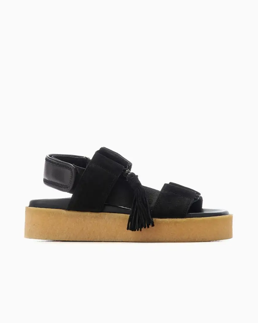 Sandalo Donna Woman's Crepe SNDL Nero