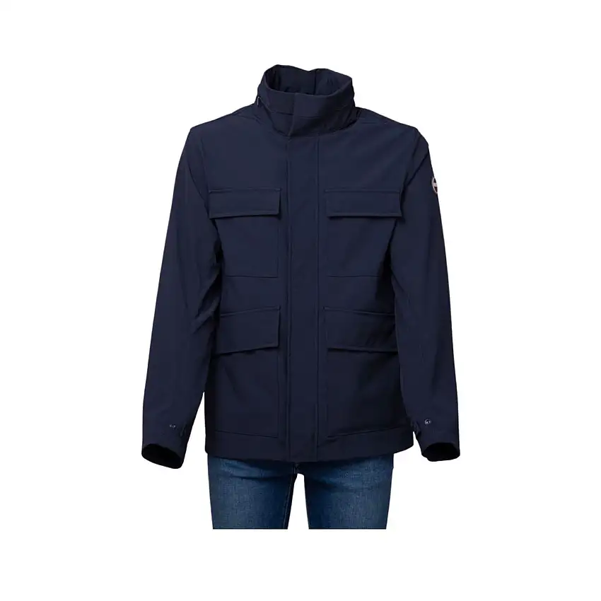 Giubbino Uomo Field Jacket cappuccio a scomparsa