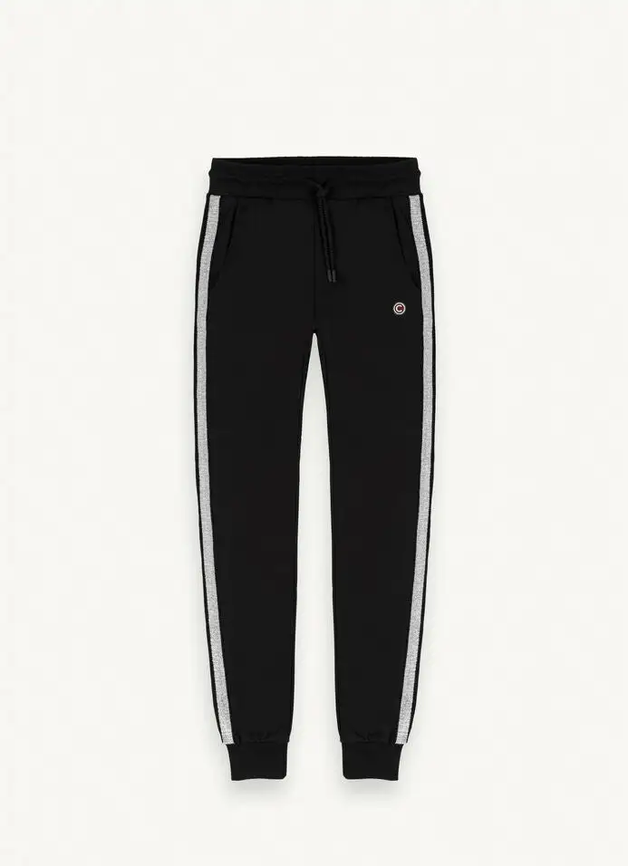Pantalone Donna con riga in lurex