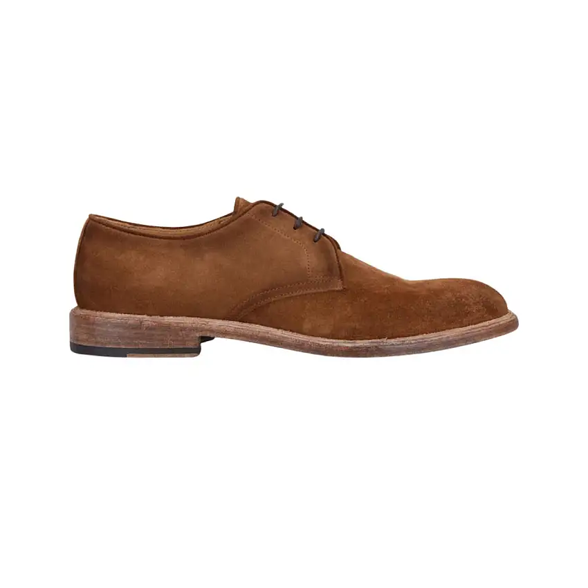 Scarpa stringata Uomo in suede