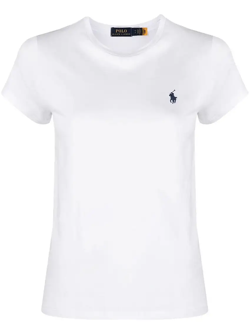 Crew Neck T-shirt With Horse 89405358