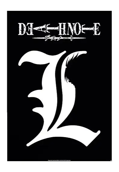 Death Note - L Symbol - Poster