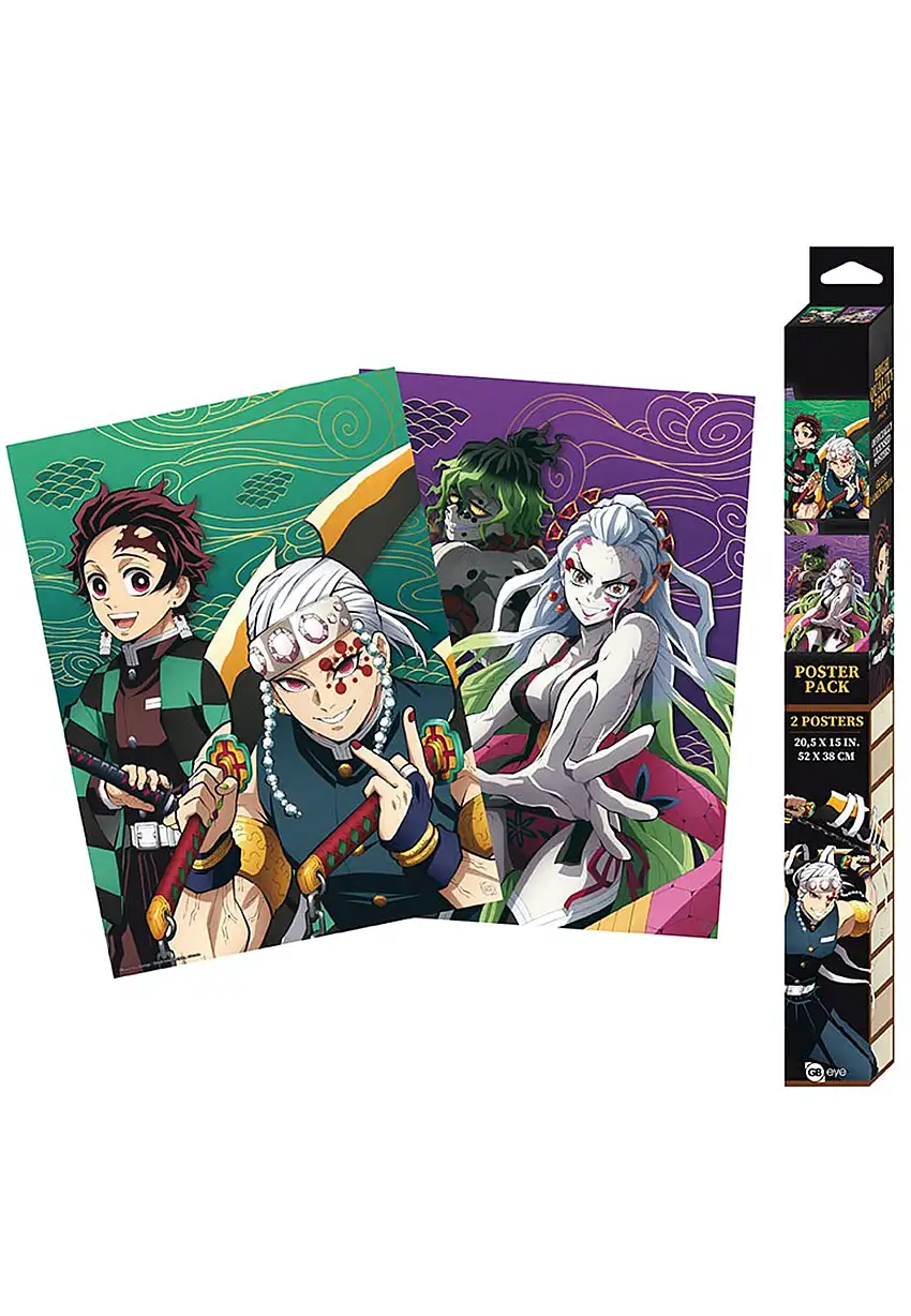 Demon Slayer - Entertainment District Chibi Set - Poster