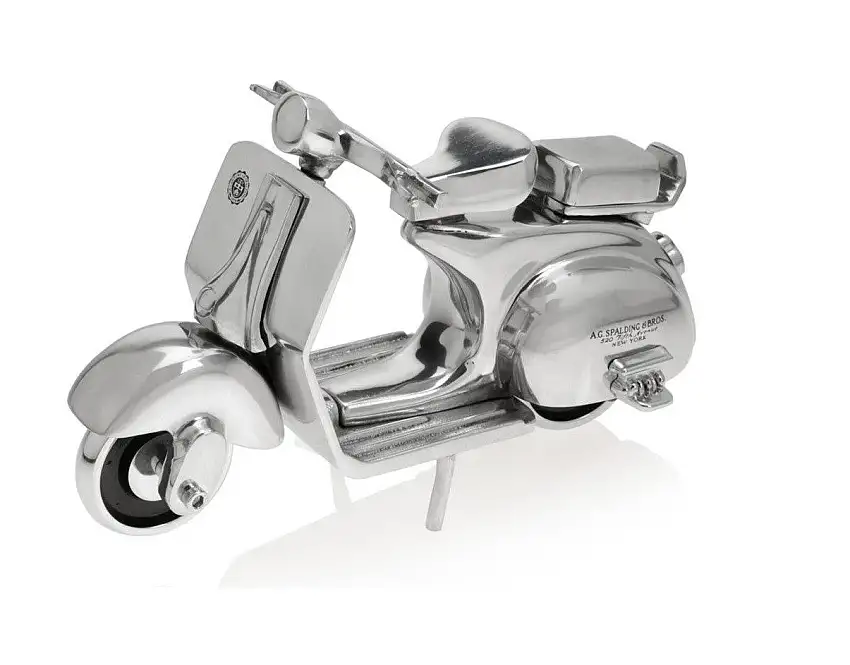 A.G. Spalding & Bros. Accessorio Scrivania in Alluminio Scooter Medio Grigio Unisex