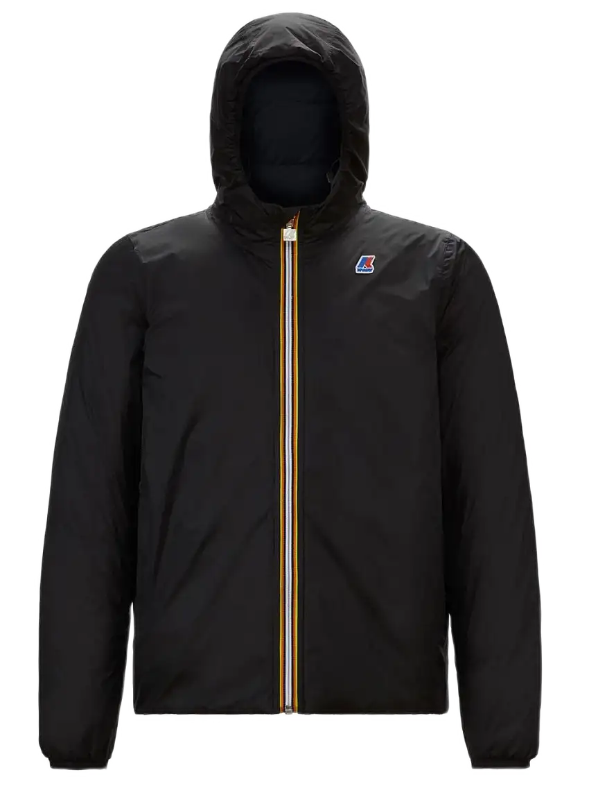 K-way Jacques Thermo Giubbotto Parka Reversibile Nero Uomo