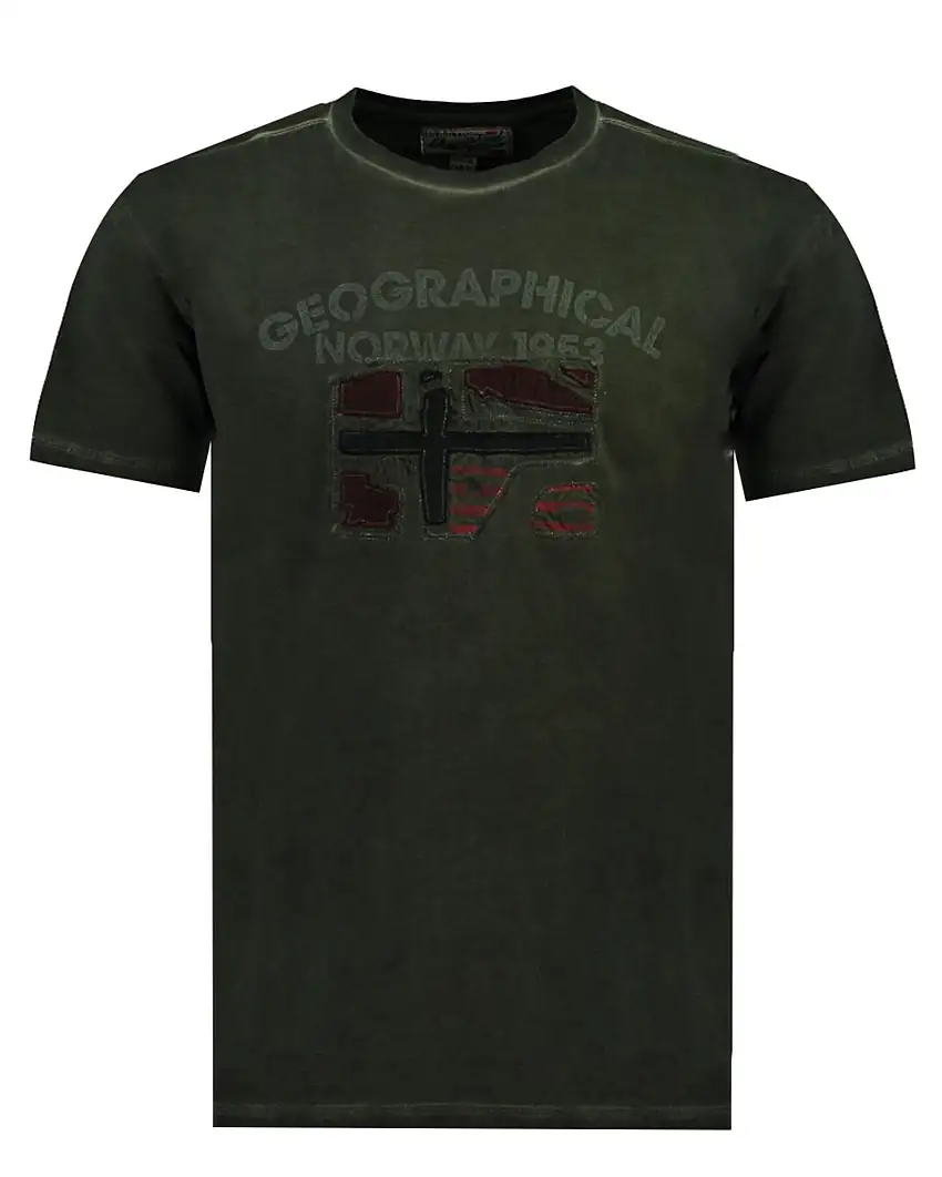 Geographical Norway T-shirt Jotz Nero Uomo