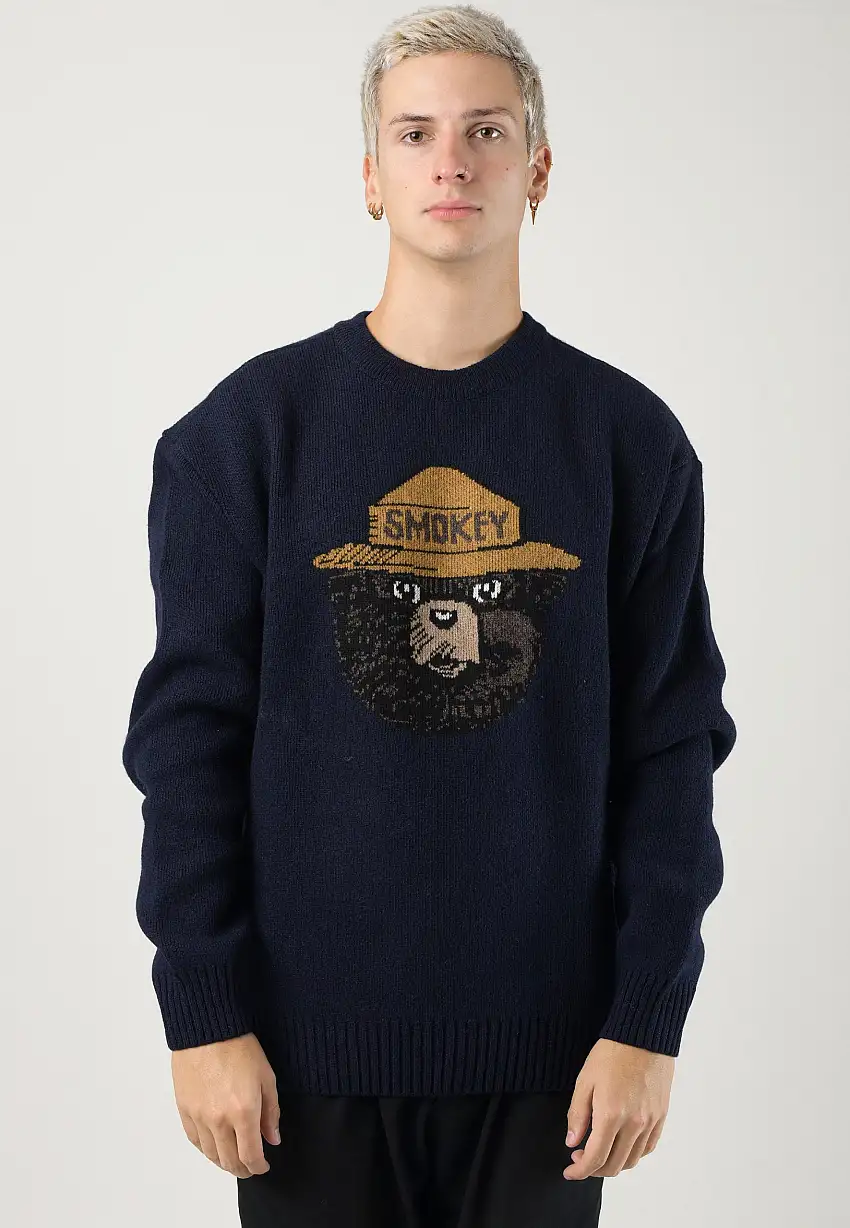 Element x Smokey Bear -  Jacquard Eclipse Navy - Pullover