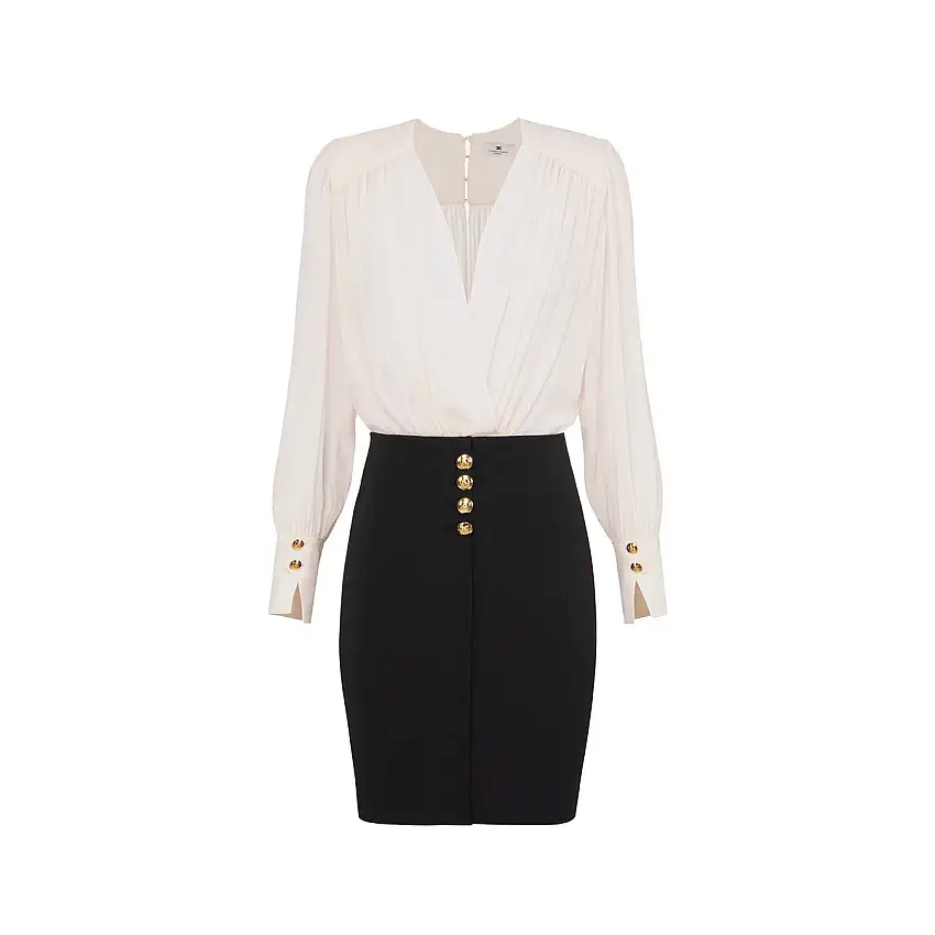Abito Donna bicolore con blusa