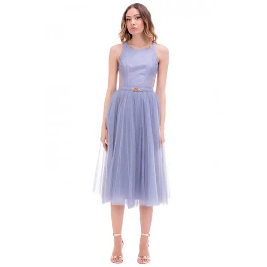 Abito Donna in tulle con cintura