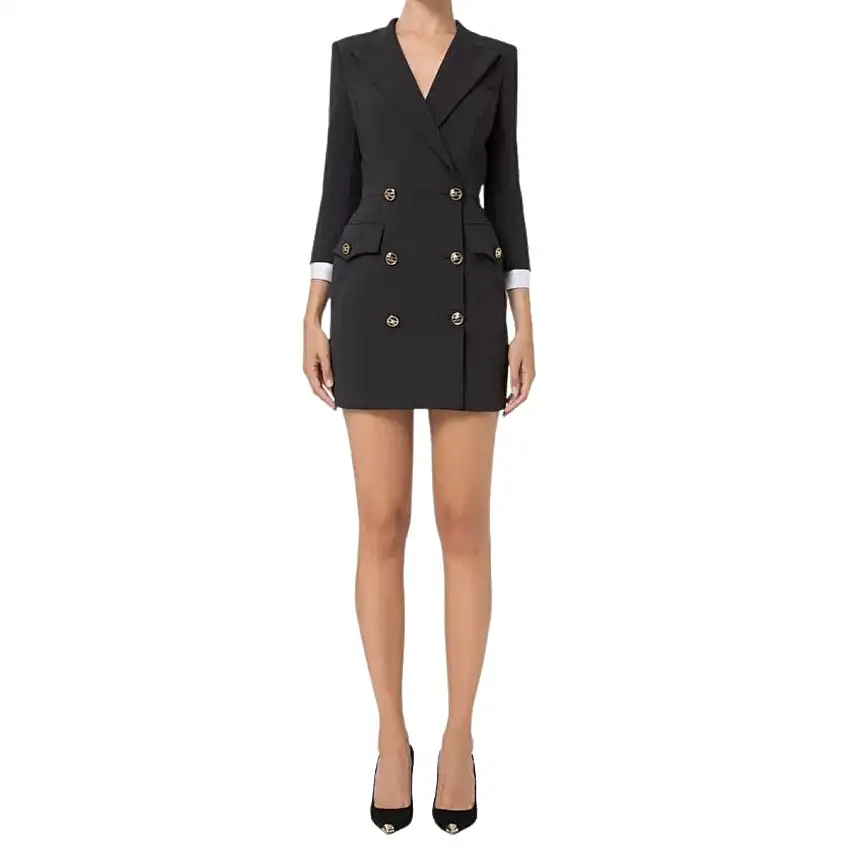 Abito Robe Manteau in doppio crepe