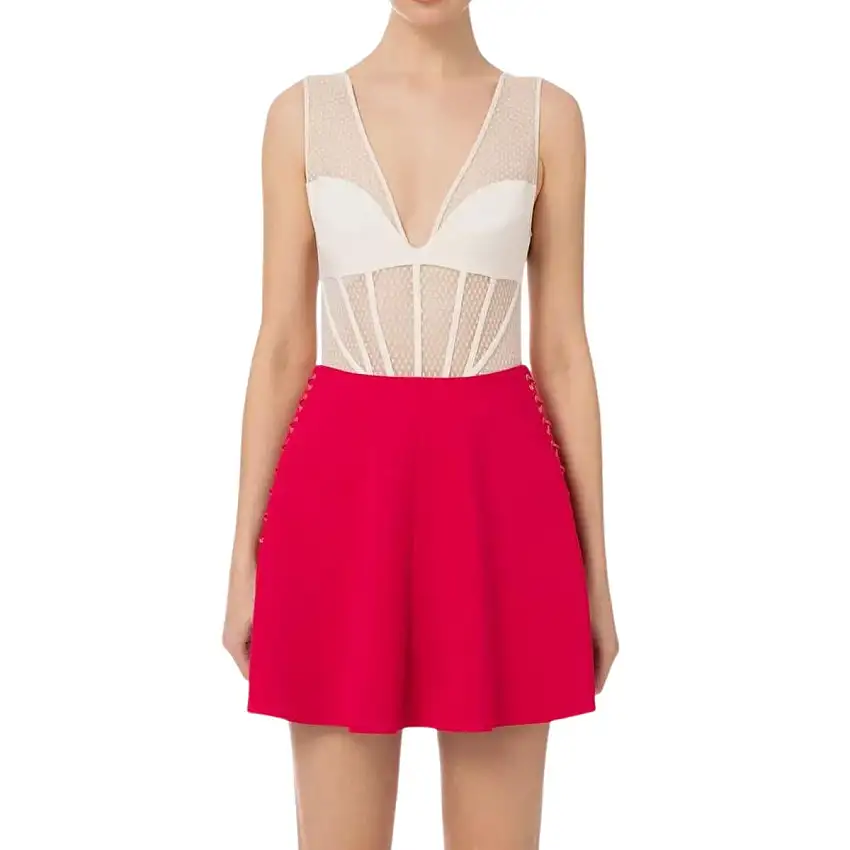 Body Donna con disegno bustier