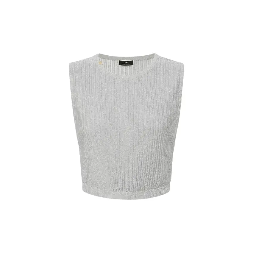 Top Donna metallizzato