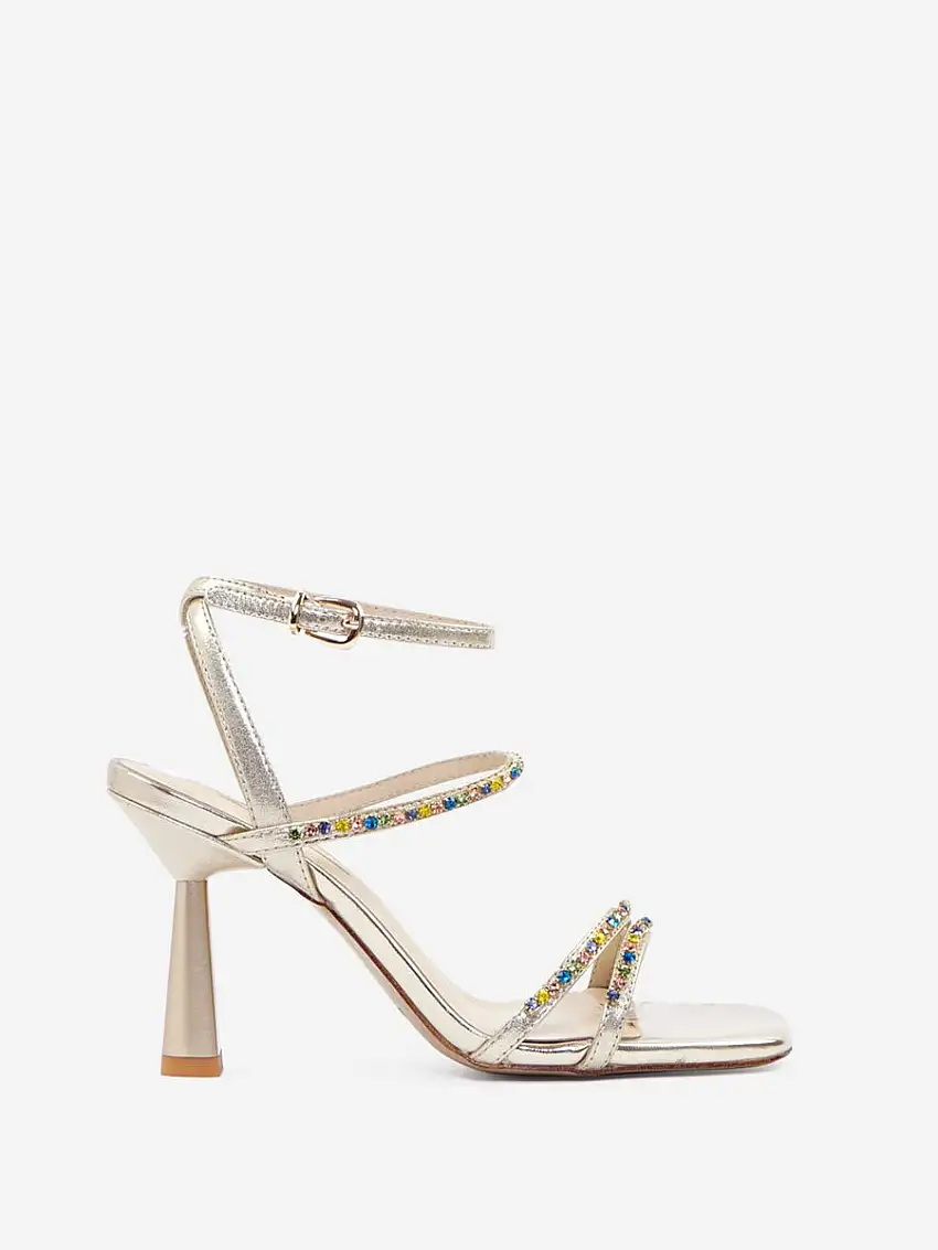 Sandalo Donna strass multicolor