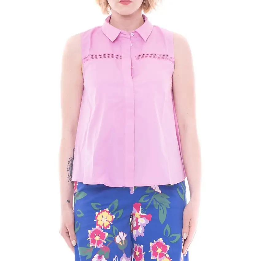 Camicia Donna in cotone con ricamo