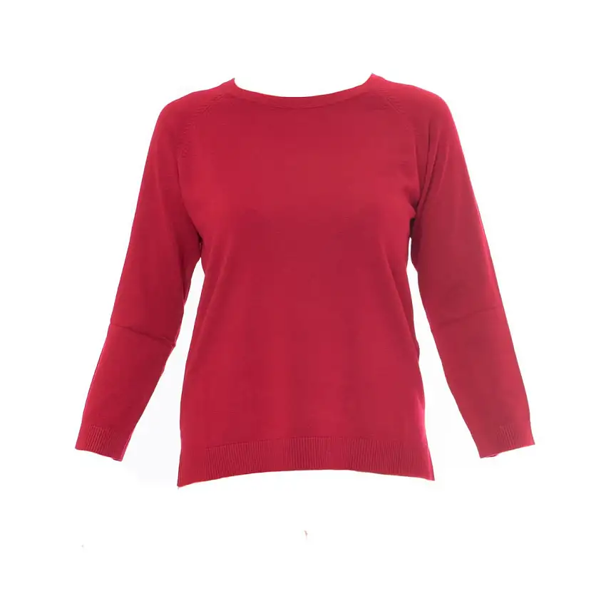 Maglia a girocollo con maniche lunghe