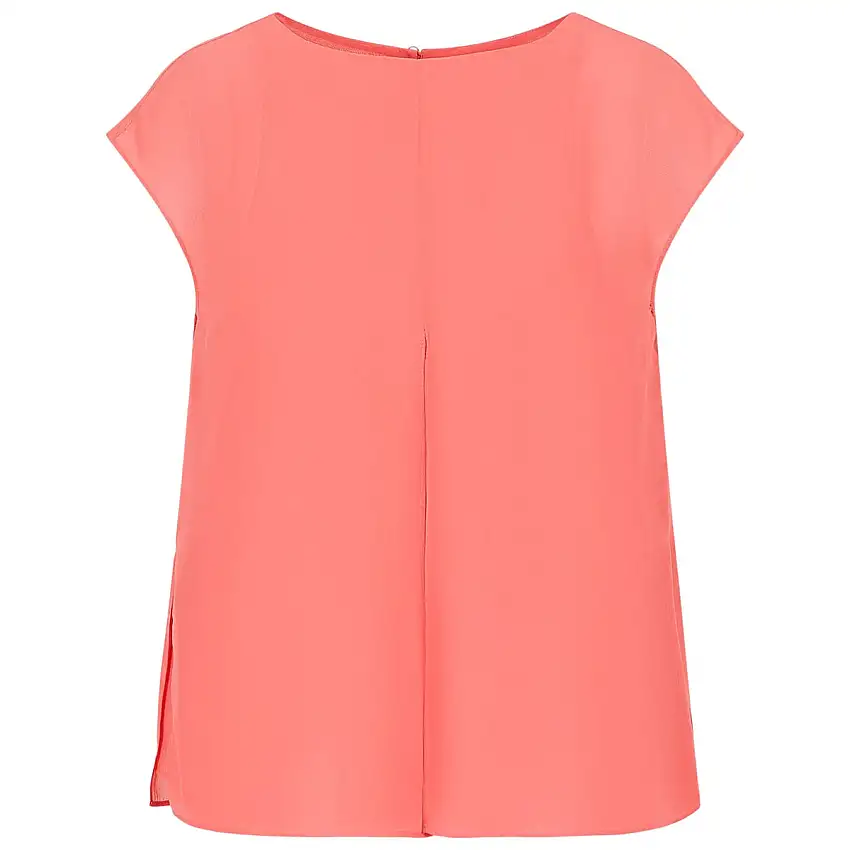 Blusa donna con effetto doppiato