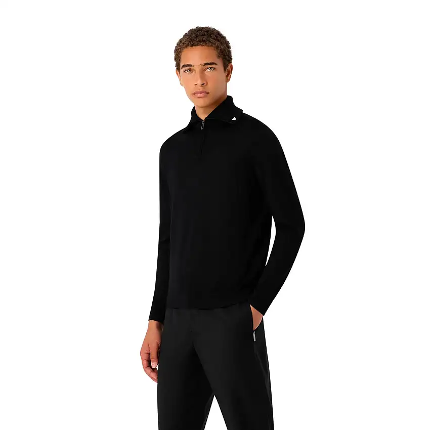 Maglione Uomo collo alto con zip