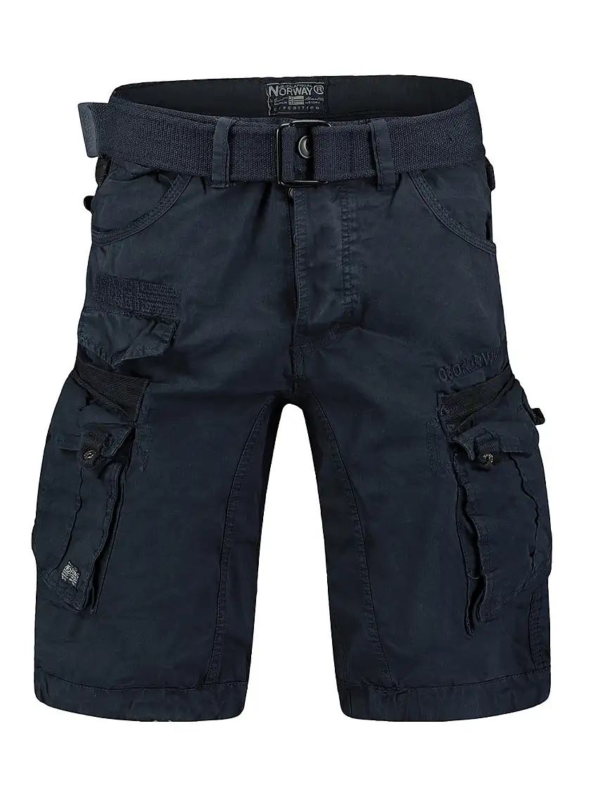 Geographical Norway Pantalone Corto Panoramique Blu Navy Uomo