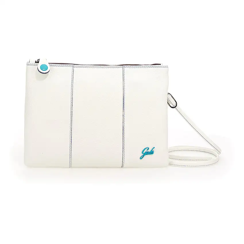 Gabs Borsa Pochette Beyonce M con Tracolla in Pelle Bianco panna Donna