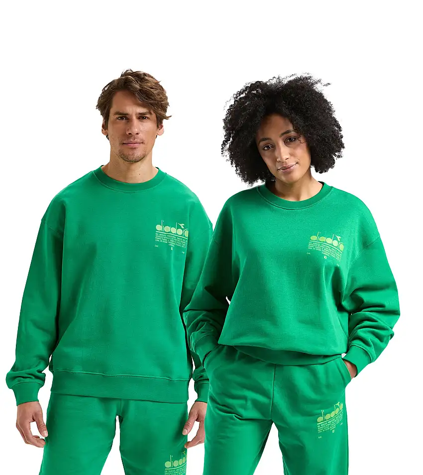 Diadora Girocollo Cotone Verde