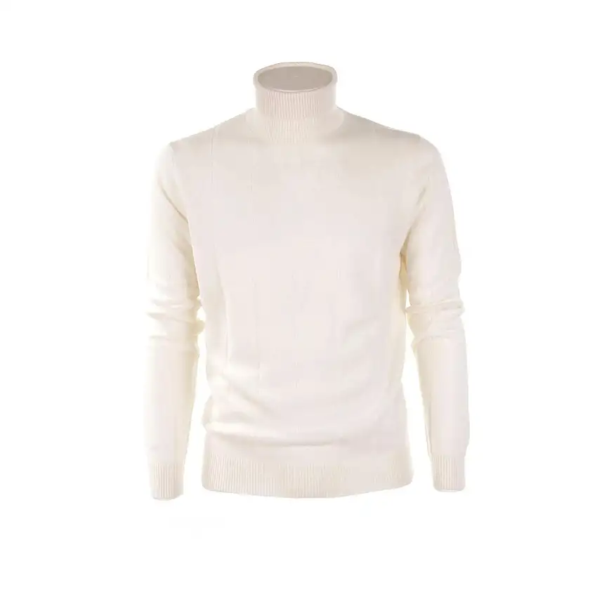 Maglia Uomo dolcevita a coste piatte