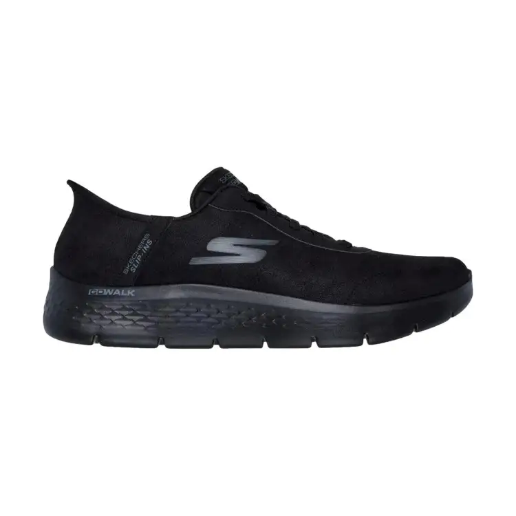 SKECHERS 216326 GO WALK FLEX Smooth Motion Sneakers Uomo Slip Ins Black