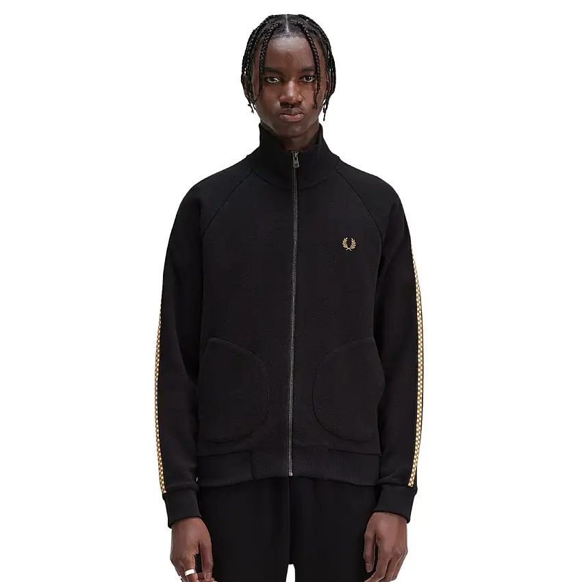 Felpa Uomo con zip a collo alto