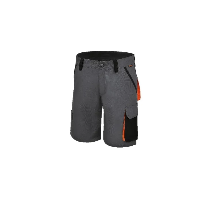 Fuori tutto - Bermuda da lavoro Beta 100% Cotone Elasticizzato 7931G Taglia S colore grigio nero