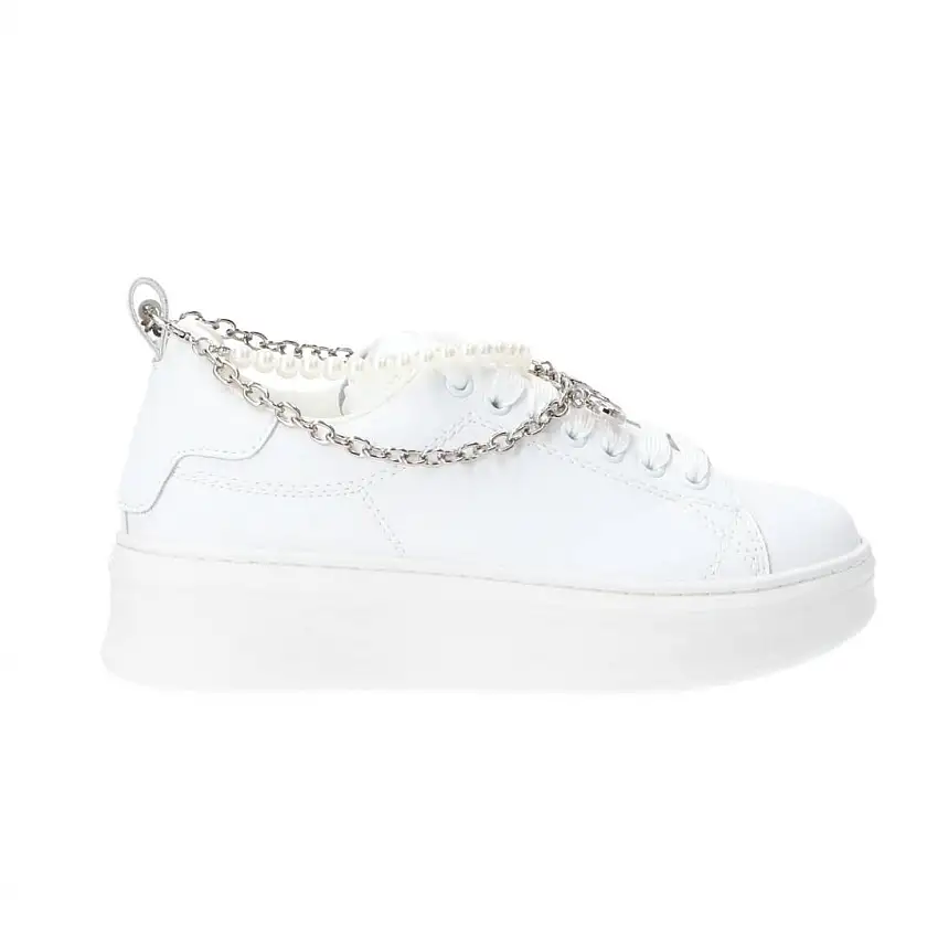 Addict in action leather ai25 Argento perle