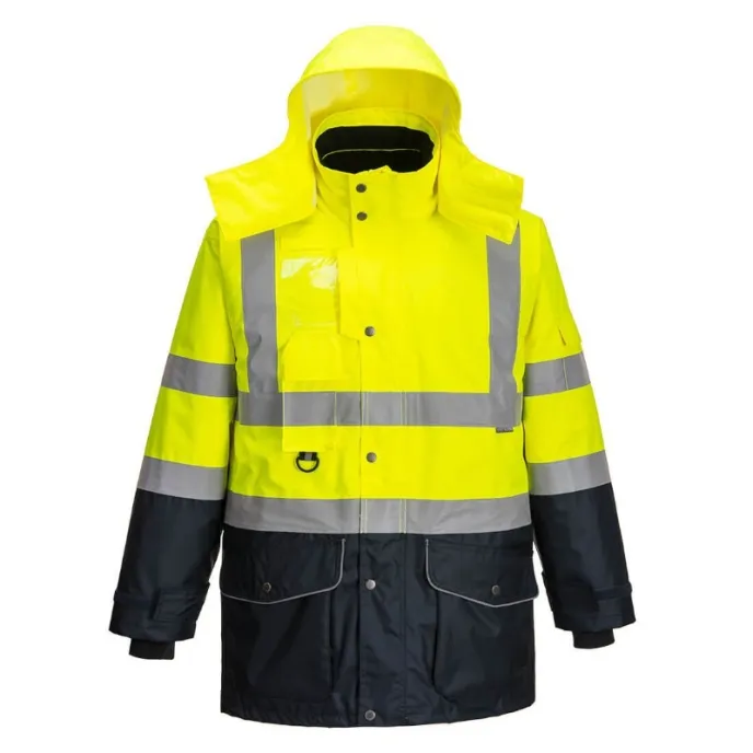 Giacca da Lavoro Traffic bicolore 7 in 1 ad Alta Visibilità Portwest S426
