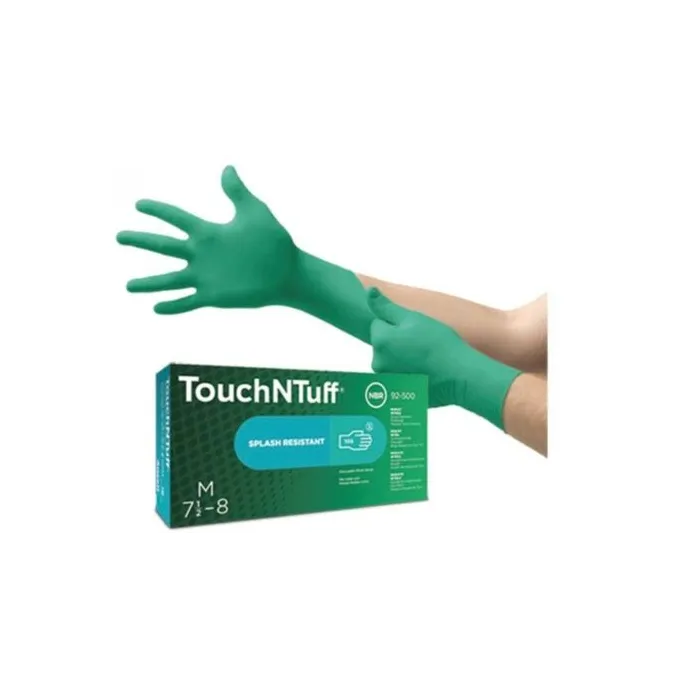 100 Pezzi - Guanti Da Lavoro ANSELL Touch N Tuff 92-600